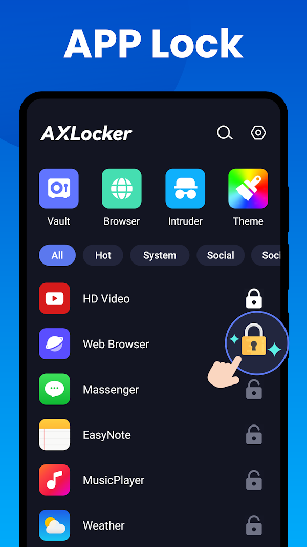 App lock - Fingerprint,Applock